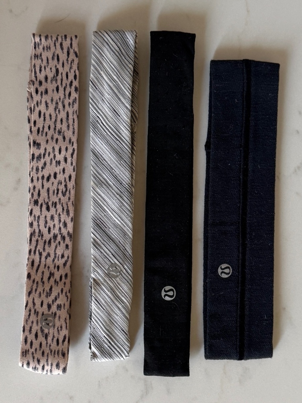 Lot of 4 lululemon Headbands